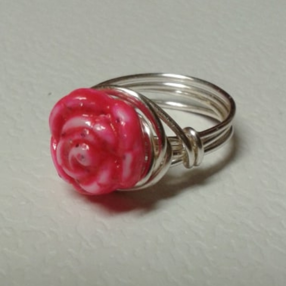 Little Girls Flower Ring